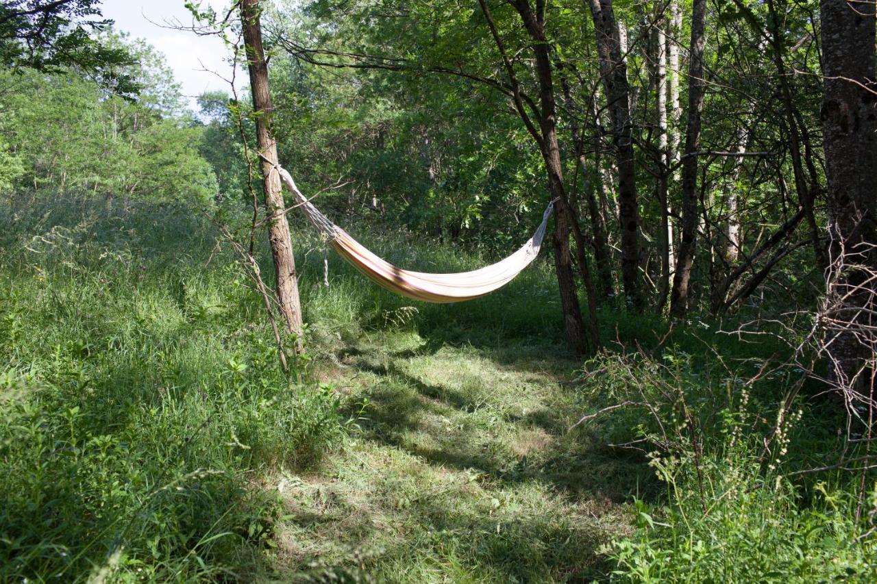 Villa Domaine Liberté avec prairie et forêt au bord d'une rivière en Ardèche Silhac Exterior foto